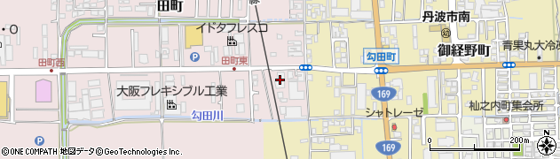 井戸太蒲団店田町南工場周辺の地図