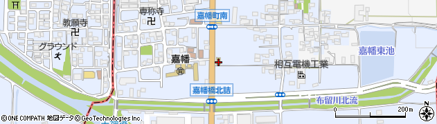 カレーハウスＣｏＣｏ壱番屋天理嘉幡店周辺の地図