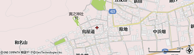 愛知県田原市堀切町鳥屋道57周辺の地図