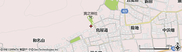 愛知県田原市堀切町鳥屋道39周辺の地図