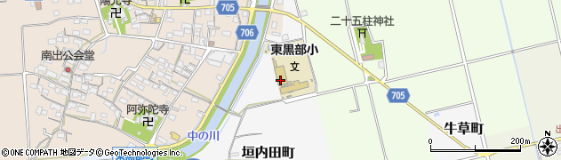 松阪市立東黒部小学校周辺の地図