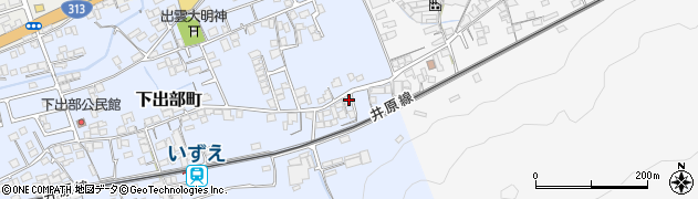 岡山県井原市下出部町112周辺の地図