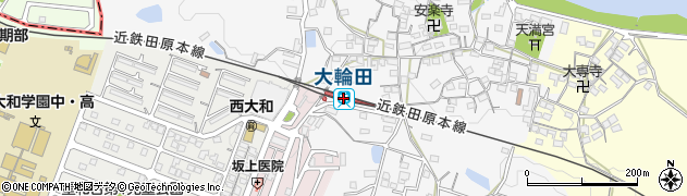 奈良県北葛城郡河合町周辺の地図