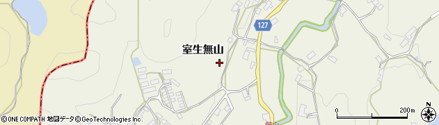 奈良県宇陀市室生無山周辺の地図