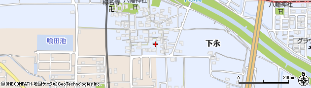 奈良県磯城郡川西町下永435周辺の地図