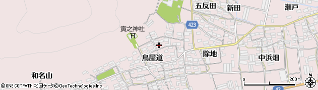 愛知県田原市堀切町鳥屋道26周辺の地図