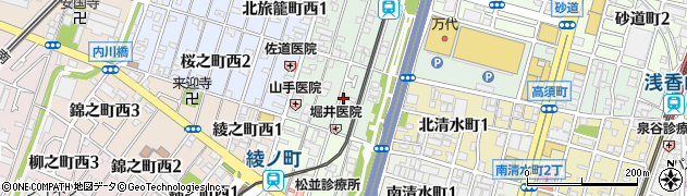 大阪府堺市堺区桜之町東周辺の地図