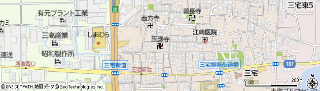 玉應寺周辺の地図