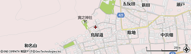 愛知県田原市堀切町鳥屋道37周辺の地図
