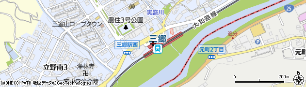 三郷駅周辺の地図