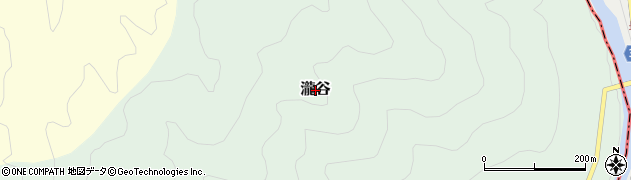 島根県津和野町（鹿足郡）瀧谷周辺の地図