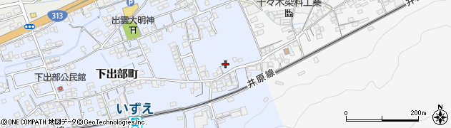 岡山県井原市下出部町37周辺の地図