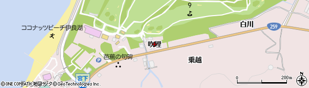 愛知県田原市伊良湖町吹埋周辺の地図