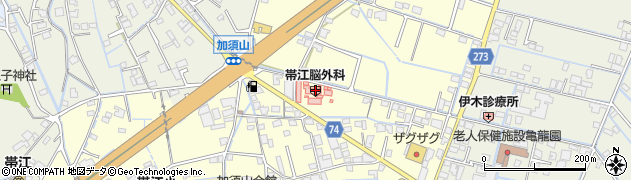 帯江眼科医院周辺の地図