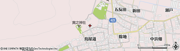 愛知県田原市堀切町鳥屋道35周辺の地図