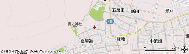 愛知県田原市堀切町鳥屋道24周辺の地図