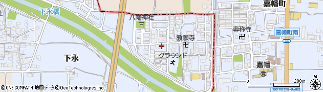 奈良県磯城郡川西町下永1307周辺の地図