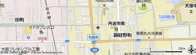 中西ふとん店周辺の地図
