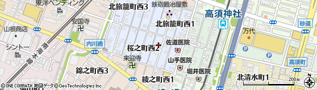 梅本鉄工所周辺の地図