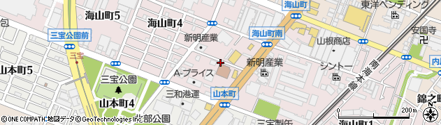 ハートピア堺診療所周辺の地図