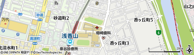 関西大学堺キャンパス　キャリアセンター堺キャンパス分室周辺の地図