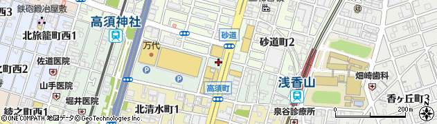 すき家堺高須店周辺の地図