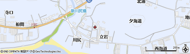 愛知県田原市和地町川尻37周辺の地図