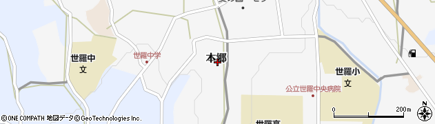 広島県世羅町（世羅郡）本郷周辺の地図