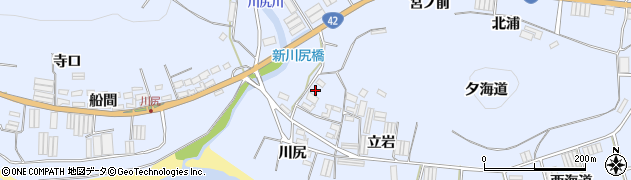 愛知県田原市和地町川尻47周辺の地図