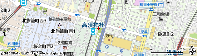 大阪府堺市堺区北半町東周辺の地図