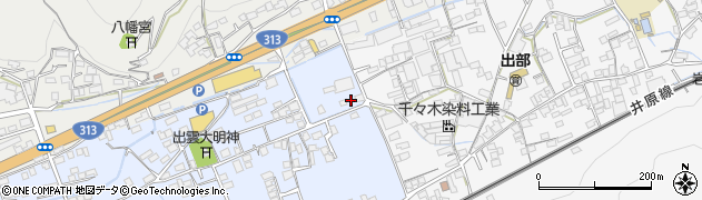 岡山県井原市下出部町6周辺の地図