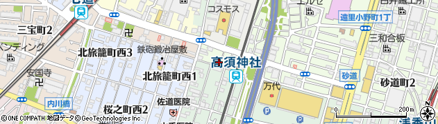 有限会社長田商店周辺の地図