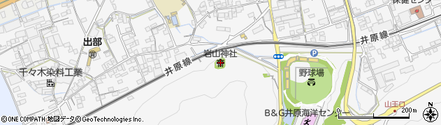 岩山神社周辺の地図