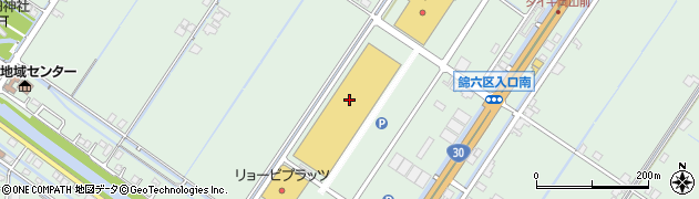ＤＣＭ岡山店周辺の地図