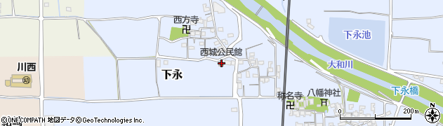 西城公民館周辺の地図