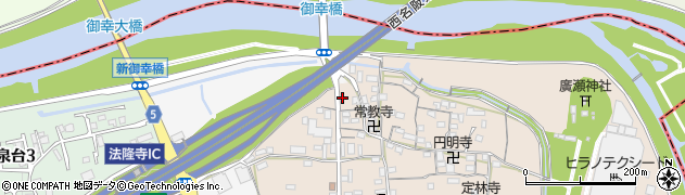林孝表具店周辺の地図