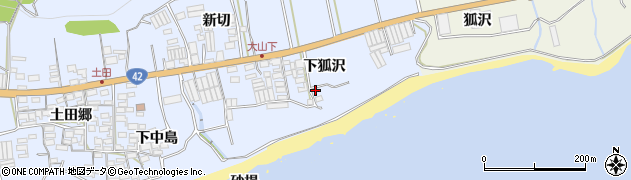 愛知県田原市和地町下狐沢132周辺の地図