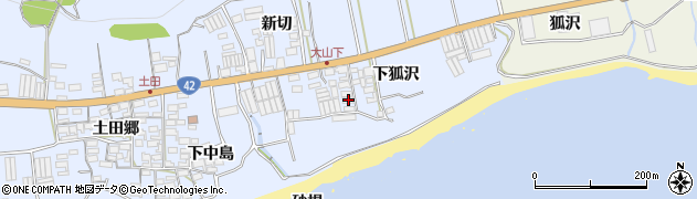 愛知県田原市和地町下狐沢44周辺の地図