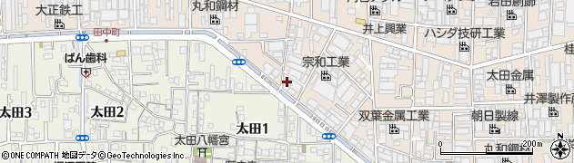 阪神紙器工業株式会社周辺の地図