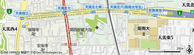 大阪府松原市天美北7丁目3周辺の地図