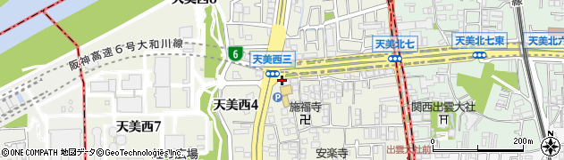 ファミリーマート松原天美西店周辺の地図