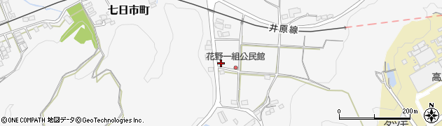 岡山県井原市七日市町3666周辺の地図