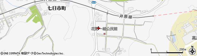 岡山県井原市七日市町3672周辺の地図