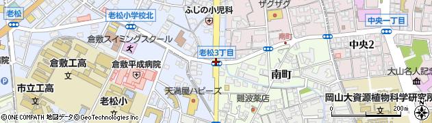 老松３周辺の地図