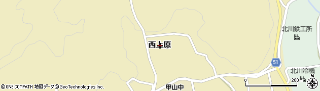 広島県世羅郡世羅町西上原周辺の地図