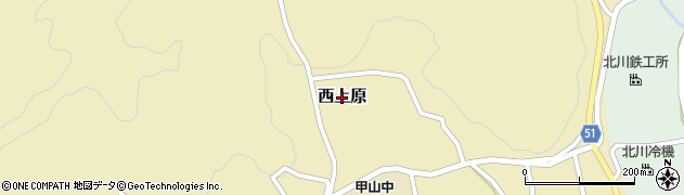 広島県世羅町（世羅郡）西上原周辺の地図