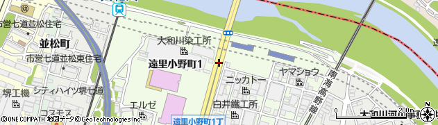 大阪府堺市堺区遠里小野町周辺の地図