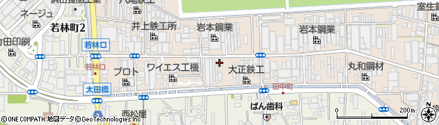 錦城商店周辺の地図