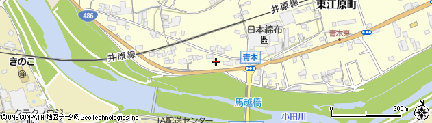 岡山県井原市東江原町155周辺の地図