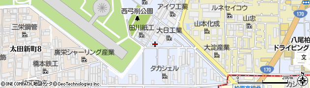 伊豆田株式会社　第二工場周辺の地図
